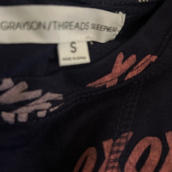 Grayson Threads Blue and Pink Pajama Set Intimates & Sleepwear - Picture 2 of 3